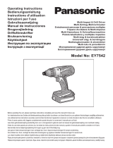 Panasonic EY7542 Bruksanvisning