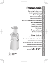 Panasonic MJ-L501 Bruksanvisning