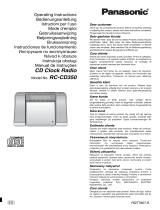Panasonic RCCD350 Bruksanvisningar