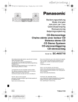 Panasonic SCAKX710E Bruksanvisningar