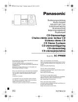 Panasonic SCPM600EG Bruksanvisning