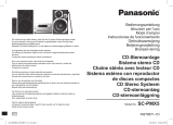 Panasonic SCPMX5EG Bruksanvisning
