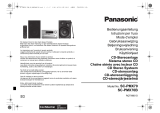 Panasonic SCPMX70BEG Bruksanvisning