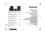 Panasonic SCPMX7EG Bruksanvisningar