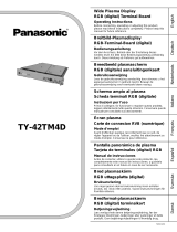 Panasonic TY42TM4D Bruksanvisningar