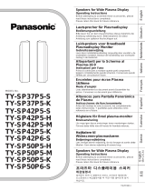 Panasonic TYSP37P5K Användarmanual