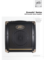 Peavey Ecoustic E20 20-Watt 1x8 Acoustic Amp Combo Användarmanual