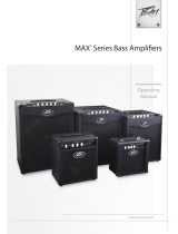 Peavey MAX 126 10-Watt Bass Amp Combo Bruksanvisning