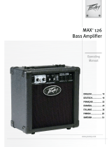 Peavey Musical Instrument Amplifier 126 Användarmanual