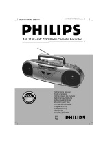 Philips AW 7250 Användarmanual