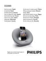 Philips Fidelio Docking speaker DS3000 Användarmanual