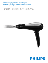 Philips Hairdyer HP4990 Användarmanual