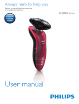 Philips wet and dry shaver RQ1160/21 Användarmanual