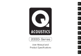 Q Acoustics Serie 2000i Användarmanual
