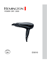Remington Power Dry 2000 Bruksanvisning