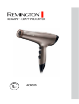 Remington Keratin Therapy Pro Dryer AC8000 Användarmanual
