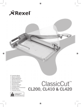Rexel ClassicCut CL200 Användarmanual