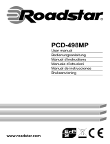 Roadstar PCD-498MP Användarmanual