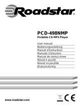 Roadstar PCD-498NMP/BK Användarmanual