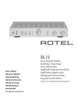 Rotel RA-10 Användarmanual