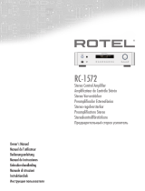 Rotel RC-1572 Bruksanvisningar