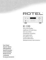 Rotel RC-1590 Bruksanvisning