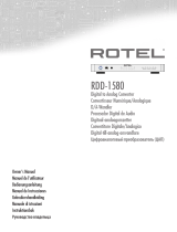 Rotel RDD-1580 Användarmanual