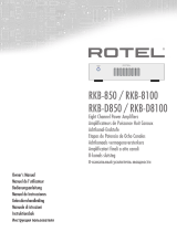 Rotel RKB-850 Bruksanvisning