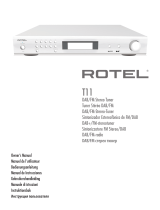 Rotel T11 Bruksanvisning