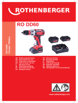 Rothenberger Drill driver RO DD60 Användarmanual