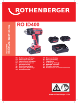 Rothenberger Impact drive RO ID400 Användarmanual