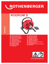 Rothenberger Drum machine RODRUM S Användarmanual