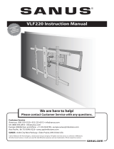 Sanus VLF220 Installationsguide