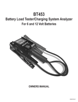 Schumacher Electric BT453 Battery Load Tester/Charging System Analyzer Bruksanvisning