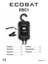 Schumacher ECOBAT EBC1 Automatic Battery Maintainer Bruksanvisning