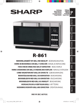 Sharp 900W Combination Flatbed Microwave R861 Användarmanual