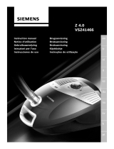 Siemens VSZ41466/01 Användarmanual