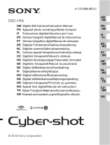 Sony Cyber-Shot DSC H55 Användarguide