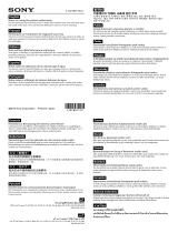 Sony DSC-TX5/B Viktig information