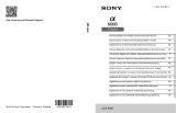 Sony Série Alpha 6000 Användarmanual
