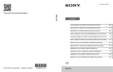 Sony Série Alpha NEX 3N Användarmanual
