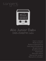 Tangent Alio Junior DAB+ Red High Gloss Användarmanual