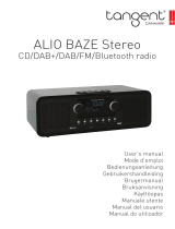 Tangent ALIO BAZE MONO CD/DAB+/FM/BT White High Gloss Användarmanual