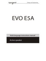 Tangent Evo E5A Användarmanual