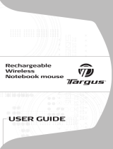 Targus Rechargeable Wireless Notebook Mouse Användarmanual