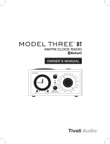Tivoli Audio Model Three BT Användarmanual