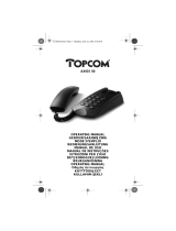 Topcom Axiss 50 Användarmanual