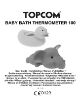 Topcom Baby Bath Thermometer 100 Elephant Användarguide