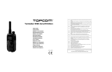 Topcom Twintalker 9500 Airsoft Edition Bruksanvisning