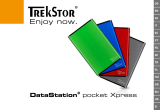 Trekstor DataStation pocket Xpress Användarmanual